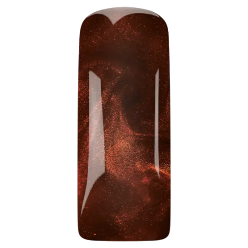 Геллак кафяв 4  - Gelpolish Brown 4 7ml Magnetic Nail Design - 2