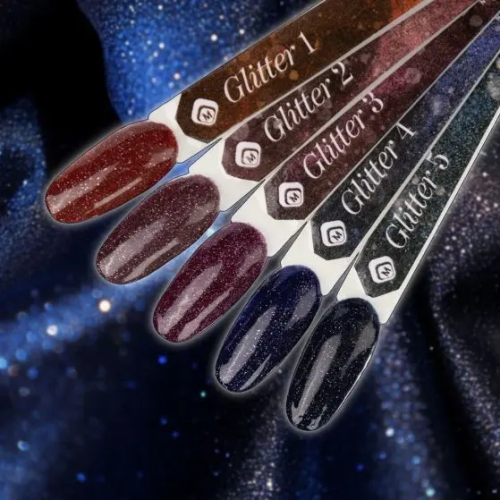 Геллак глитер 1 - Gelpolish Glitter 1 7ml Magnetic Nail Design - 3 Геллак глитер 1 - Gelpolish Glitter 1 7ml Magnetic Nail Design - 3