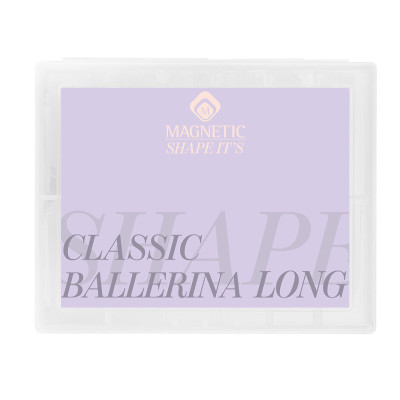 Shape It's Classic Ballerina Long Горнa Формa Dual Forms 12 бр. Magnetic Nail Design - 2