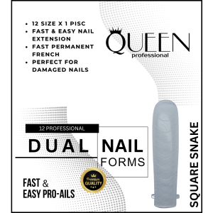 Горнa Формa Dual Forms Square Snake12 бр. Magnetic Nail Design - 1