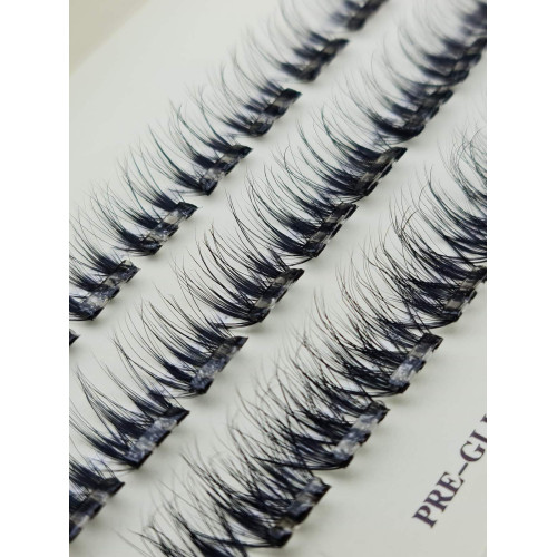 Queen Super Natural Black Pre-Glue Lashes  - 2
