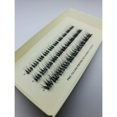 Queen Super Natural Black Pre-Glue Lashes  - 3