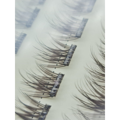 Queen Super Natural Brown Pre-Glue Lashes  - 2
