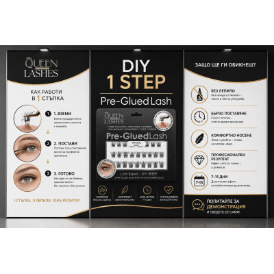 Queen Russian Effect 7D Black Lashes  - 4