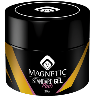 Standard Gel Pink 30g Magnetic Nail Design - 3