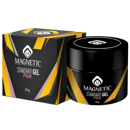 Standard Gel Pink 30g Magnetic Nail Design - 1