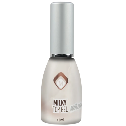Геллак Milky Topgel White 15 ml Magnetic Nail Design - 1 Геллак Milky Topgel White 15 ml Magnetic Nail Design - 1