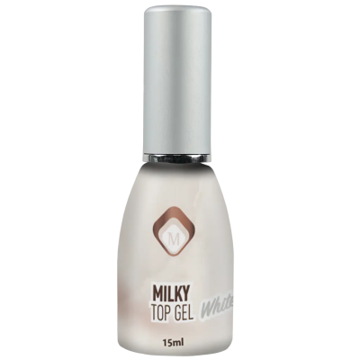 Геллак Milky Topgel White 15 ml Magnetic Nail Design - 1 Геллак Milky Topgel White 15 ml Magnetic Nail Design - 1
