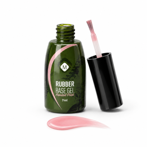 Rubber Base Gel Frosted Pink 7ml | Каучукова база - 2 Rubber Base Gel Frosted Pink 7ml | Каучукова база - 2