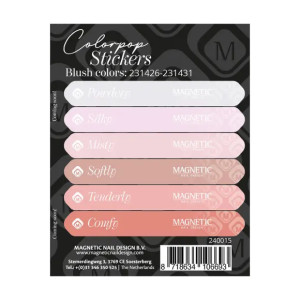 Лист със стикери - Blushes 231426 t/m 231431  - 1