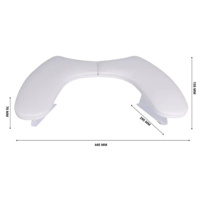 Ergo Arm Rest White Magnetic Nail Design - 2 Ergo Arm Rest White Magnetic Nail Design - 2