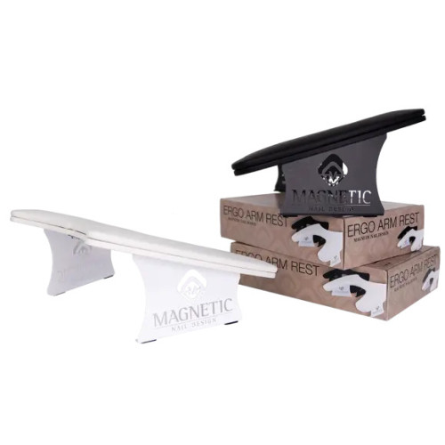 Ergo Arm Rest White Magnetic Nail Design - 5 Ergo Arm Rest White Magnetic Nail Design - 5