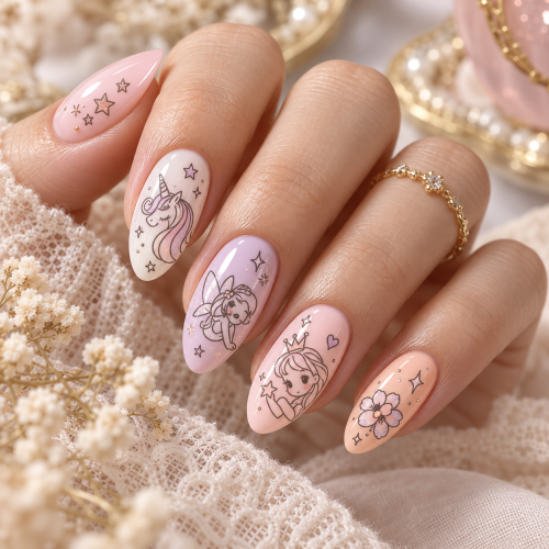 Печат за нокти Unicorns с fantasy nail art мотиви Печат за нокти Unicorns с fantasy nail art мотиви