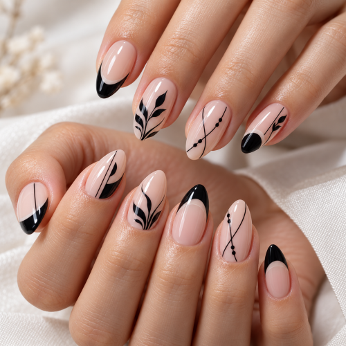 Самозалепващи nail art стикери за бърз салонен дизайн