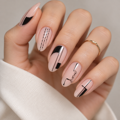 Самозалепващи nail art стикери за бърз романтичен дизайн