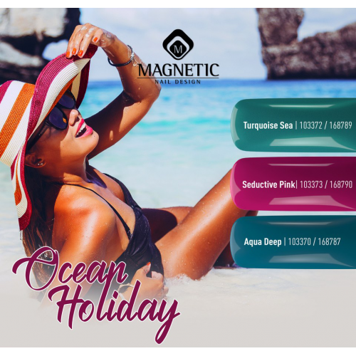 гел лак - GP Aqua Deep 15 ml TPO-FREE Magnetic Nail Design - 2 гел лак - GP Aqua Deep 15 ml TPO-FREE Magnetic Nail Design - 2