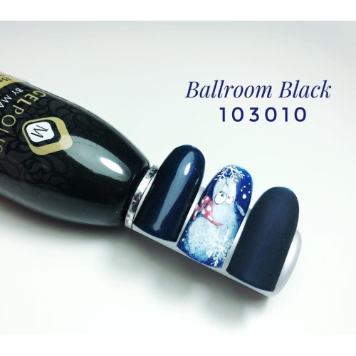 Геллак Ballroom Black TPO Free Magnetic Nail Design - 4