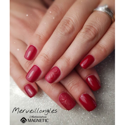 гел лак - GP Albina Red 15ml TPO-FREE Magnetic Nail Design - 7