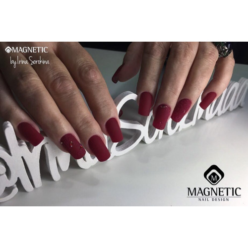 Геллак Raspberry Rush TPO Free Magnetic Nail Design - 7