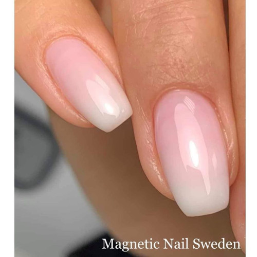 Fiber Coat гел, бял 15мл TPO-FREE Magnetic Nail Design - 3