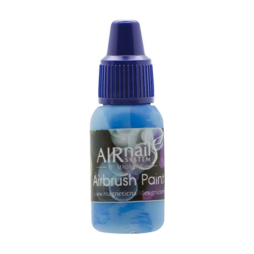 Боя за аерография AirNails Paint Sky Blue 15 10ml Magnetic Nail Design - 1 Боя за аерография AirNails Paint Sky Blue 15 10ml Magnetic Nail Design - 1