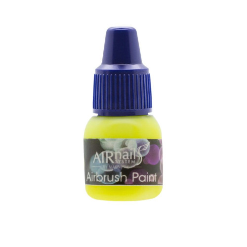 Боя за аерография AirNails Paint Neon Yellow 25 – 5 ml Magnetic Nail Design - 1 Боя за аерография AirNails Paint Neon Yellow 25 – 5 ml Magnetic Nail Design - 1