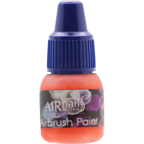 Боя за аерография AirNails Paint Neon Orange 24 – 5 ml Magnetic Nail Design - 1