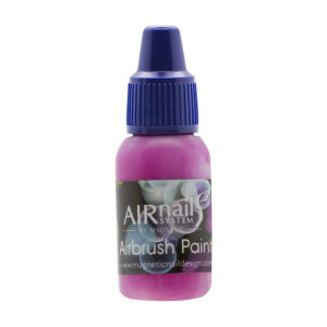 Боя за аерография AirNails Paint Pink Glamour 17 10ml Magnetic Nail Design - 1