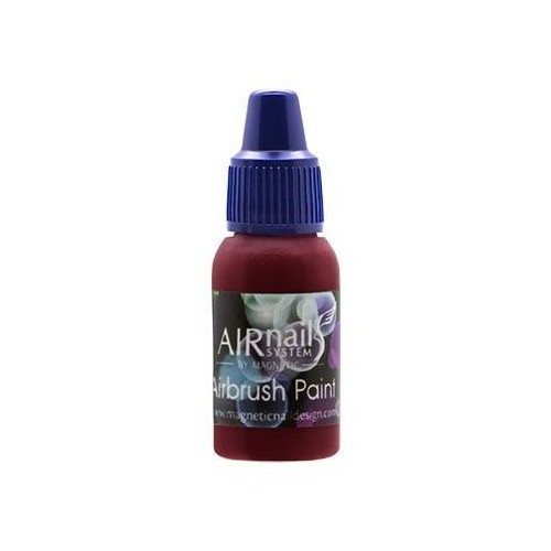 Боя за аерография AirNails Paint Burgundy 46 – 10 ml Magnetic Nail Design - 1