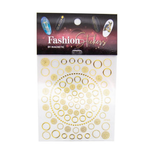 Fashion Sticker Circles Gold