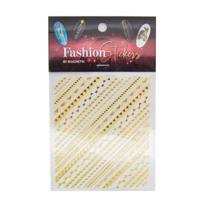 Fashion Sticker Graphic Gold