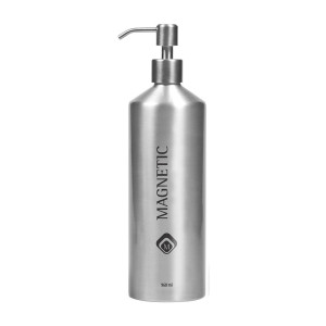 Aluminium Silver Bottle 1000 ml Magnetic