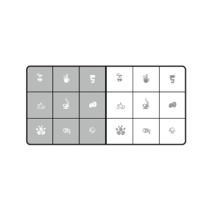 Airnails Stencil Coffee