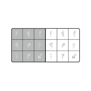 Airnails Stencil Silhouettes