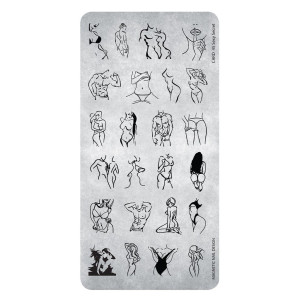 Stamping Plate 45 Sexy Secret