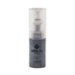 Glitter Spray Steel Grey 17g