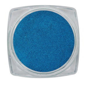 Magnetic Pigment Blue Chrome Magnetic Nail Design - 1