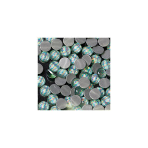 Hologram Rhinestones Light Blue Medium