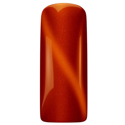 Геллак Cat Eye Amber TPO Free Magnetic Nail Design - 2