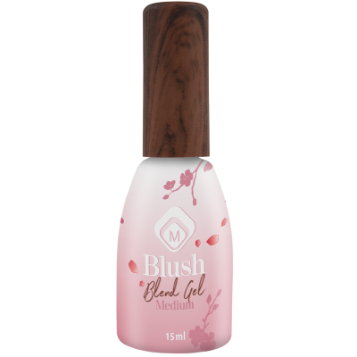 Blushes Blend Medium TPO Free Magnetic Nail Design - 1