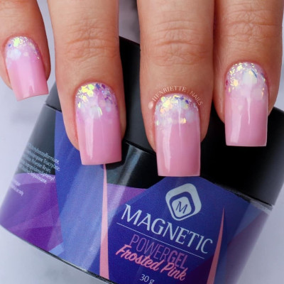 TUBE POWERGEL FROSTED PINK 50GR - розов пауър гел за изграйдане на нокти TUBE POWERGEL FROSTED PINK 50GR - розов пауър гел за изграйдане на нокти