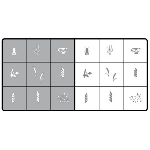 Airnail Stencil Gifts of Autumn