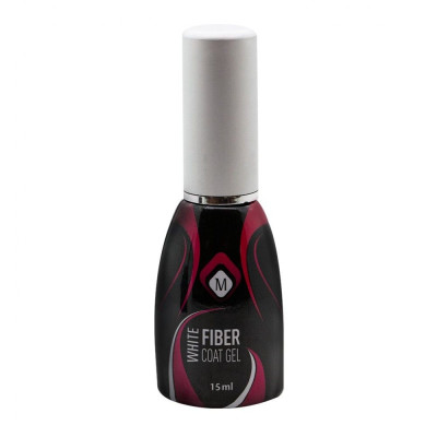 Fiber Coat гел, бял 15мл TPO-FREE Magnetic Nail Design - 1