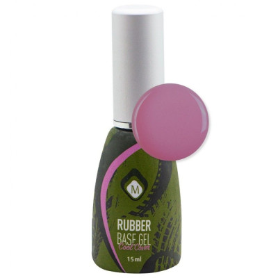 RUBBER BASE GEL COOL COVER , 15 ml (Kаучукова основа) TPO-FREE Magnetic Nail Design - 1