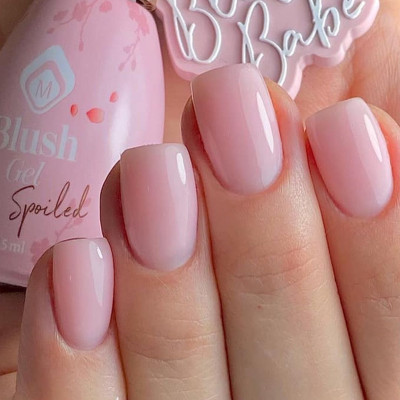 Blushes Spoiled TPO-Free – BIAB гел в бутилка, нежен розов нюанс Magnetic Nail Design - 4