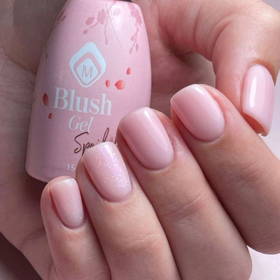 Blushes Spoiled TPO-Free – BIAB гел в бутилка, нежен розов нюанс Magnetic Nail Design - 8