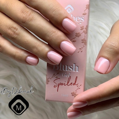 Blushes Spoiled TPO-Free – BIAB гел в бутилка, нежен розов нюанс Magnetic Nail Design - 9