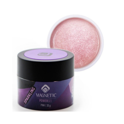 Sparkling Powergel Pink 30g TPO Free Magnetic Nail Design - 1