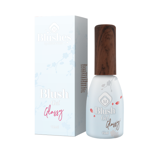 Blush Glassy 15 ml TPO Free Magnetic Nail Design - 3