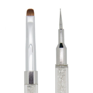 Rhinestone Pigment Brush and Dotting Tool